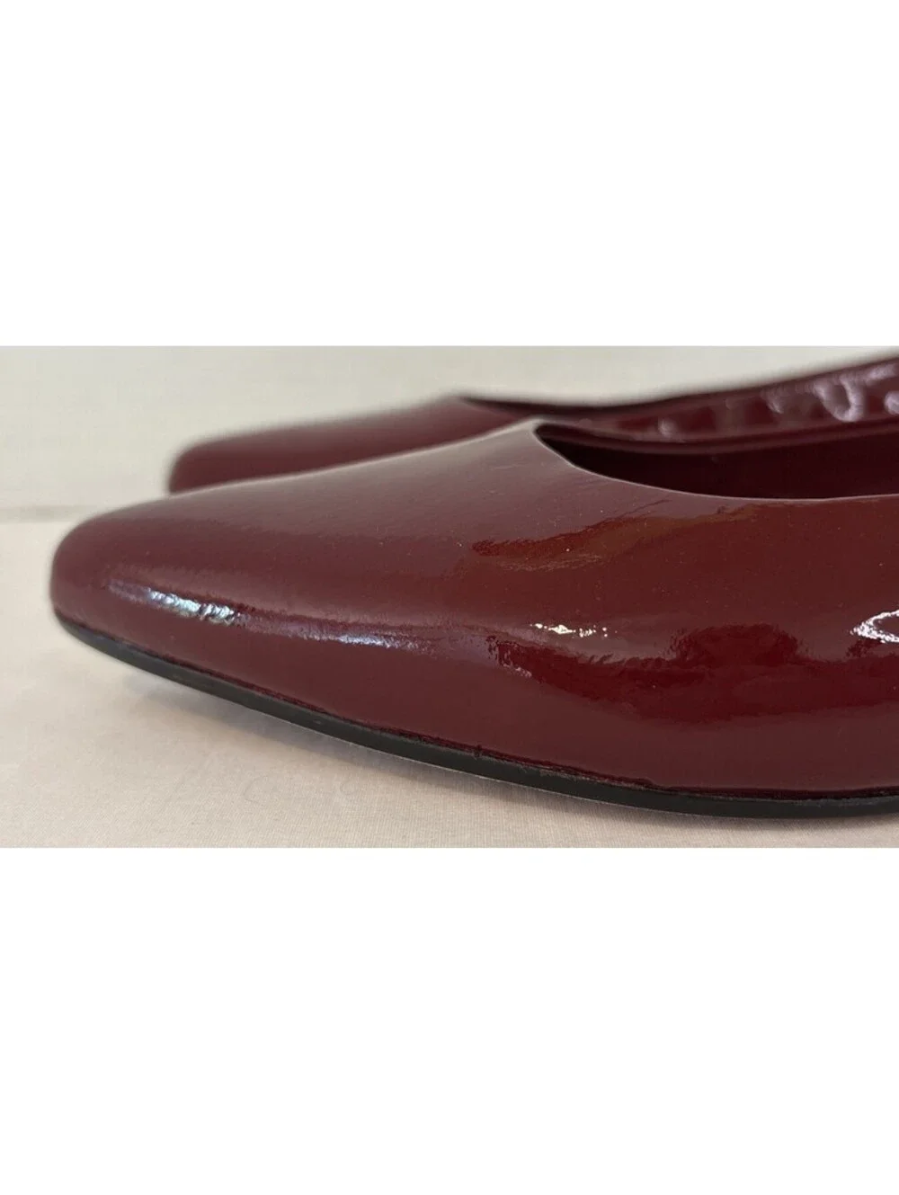 Brooks Brothers Patent Leather Deep Wine Red/ Burgundy Red Women’s Shoes Size 9